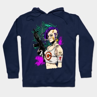 Cyberpunk girl Hoodie